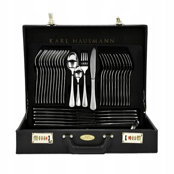 Sztućce w Walizce Ekskluzywne 72 ele na 12 Osób zdjęcie 1