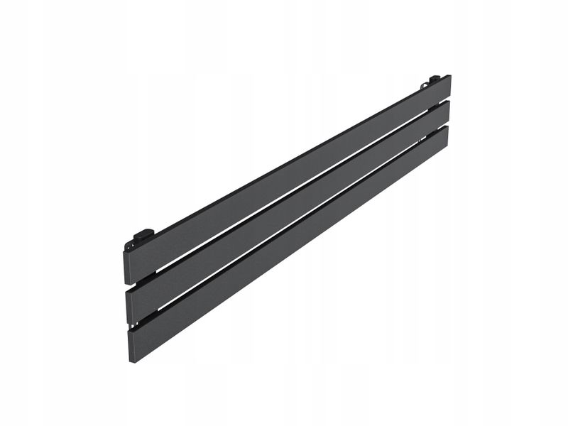 Grzejnik pokojowy poziomy BELLOSLIM 22x140 czarnyS zdjęcie 1