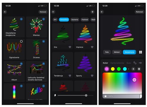 INTELIGENTNE Lampki Choinkowe 100LED SMART FLASH Bluetooth App PILOT - 10m na Arena.pl