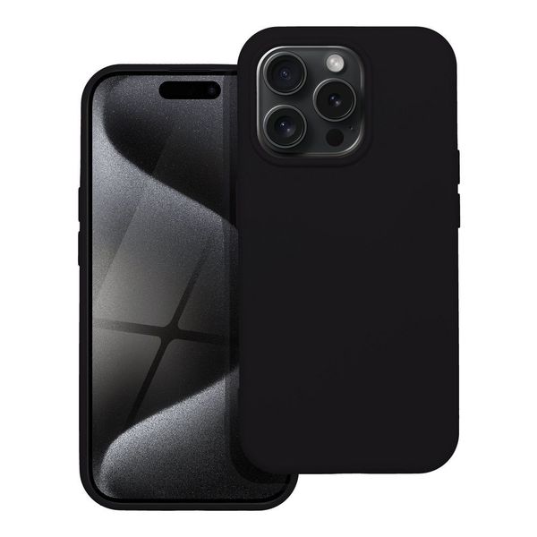 Futerał SILICONE do IPHONE 15 Pro czarny zdjęcie 1