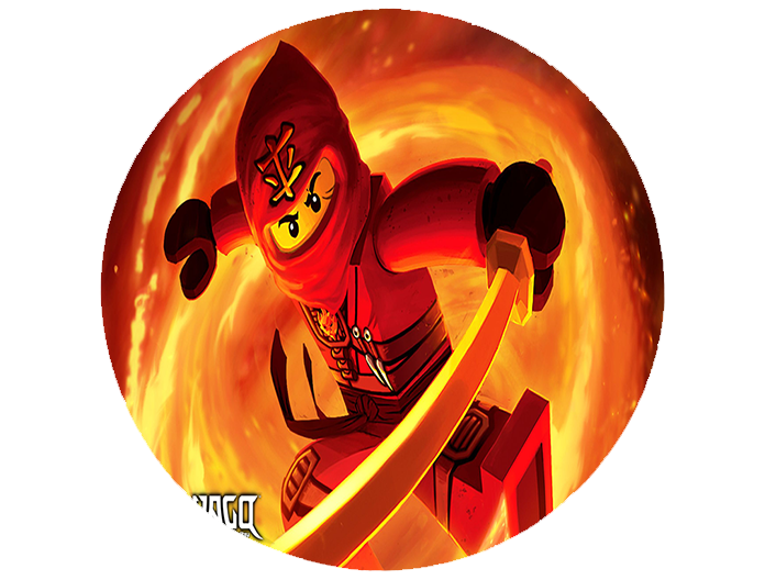 Opłatek na tort Lego Ninjago zdjęcie 1