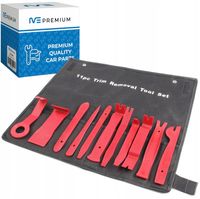 ŚCIĄGACZE KLUCZE ŁYŻKI NARZĘDZIA DO DEMONTAŻU TAPICERKI ZESTAW 11 ELEMENTÓW