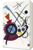 Obraz 30x50cm Fiolet,  Wassily Kandinsky Vintage do Salonu