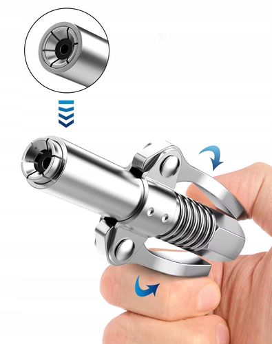 Końcówka smarownicy m10 do kalamitek samoblokująca wężyk 30 cm KD10871 na Arena.pl