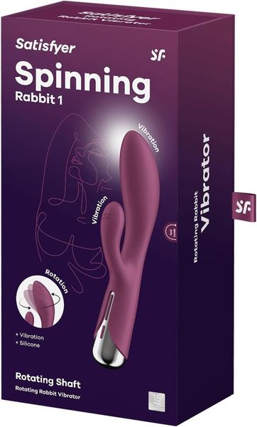 Satisfyer Spinning Rabbit 1 Red zdjęcie 4