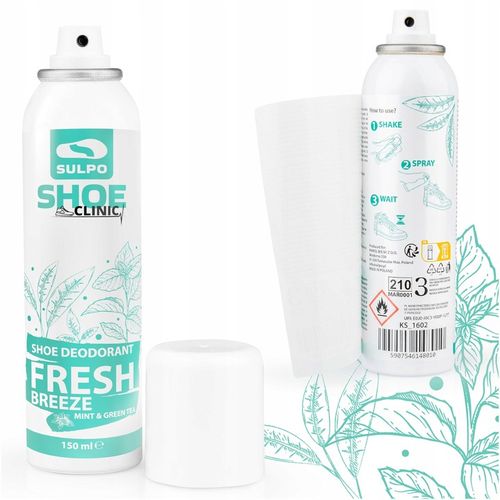 Odświeżacz do butów Sulpo SHOE CLINIC FRESH BREEZE 150 ml na Arena.pl