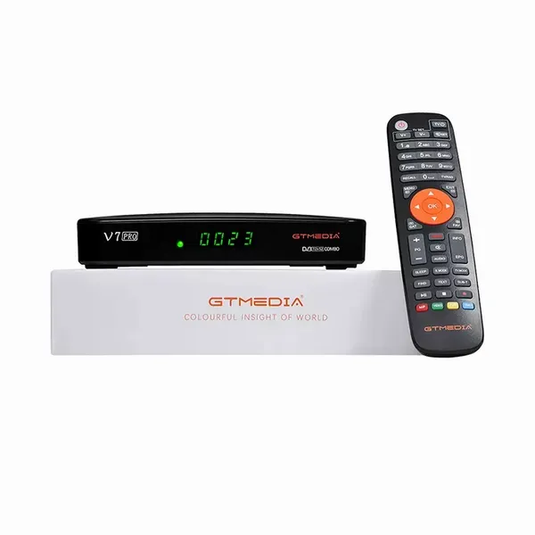 GTMedia V7 PRO Tuner DVBS-2, DVBT-2 H.265 HEVC,Wifi ,Cccam, softcam zdjęcie 1