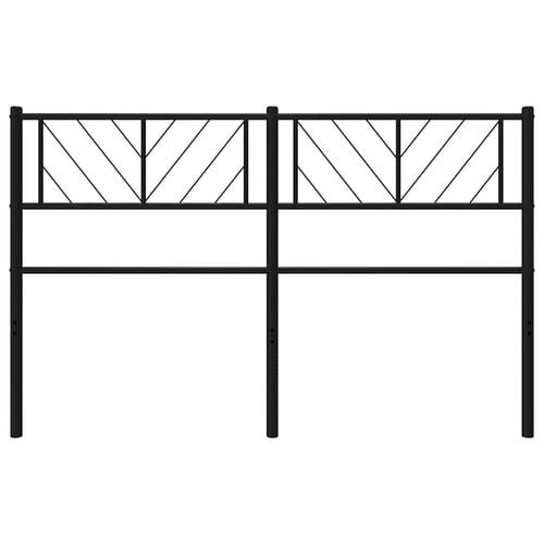 Metalowe wezgłowie, czarne, 150 cm na Arena.pl