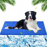 GRUBA MATA CHŁODZĄCA DLA PSA KOTA LEGOWISKO ŻELOWA 90x50 PREMIUM CIĘŻKA 5KG