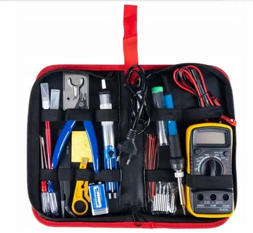 Lutownica ZESTAW NARZĘDZI Multimetr 40 ELEMENTÓW SOLIDNY + GRATIS HAMAK na Arena.pl