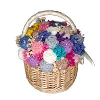 Flower Box Świece Sojowe Wieczny Bukiet Koszyk Ślub Urodziny Prezent