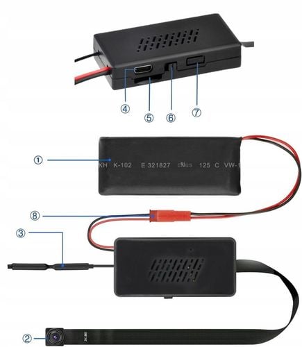 MINI KAMERA SZPIEGOWSKA UKRYTA WIFI DETEKCJA RUCH PODGLĄD ZDALNY NA na Arena.pl