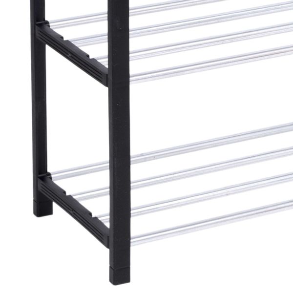 Półka na buty NOLA czarno-srebrna zdjęcie 3