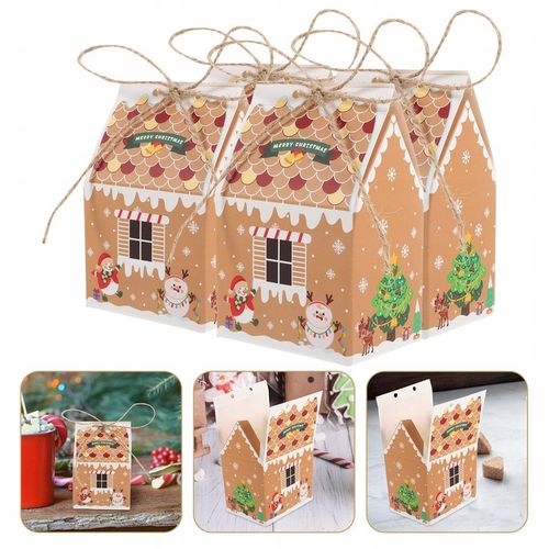 PUDEŁKA CIASTECZKO CZEKOLADA DOMEK Z PIERNIKA PREZENT MĘŻCZYZNA PAKOWANIE na Arena.pl