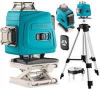 16-liniowa Poziomica laserowa Laser Krzyżowy 4D PILOT STATYW WALIZKA