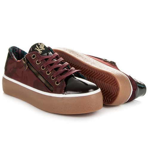 Lakierowane Trampki Bordo r.40 na Arena.pl