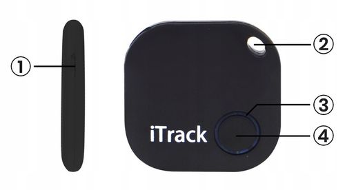 iTrack1 Lokalizator Bluetooth 5.0 Brelok Kluczy Portfela Alarm na PREZENT na Arena.pl