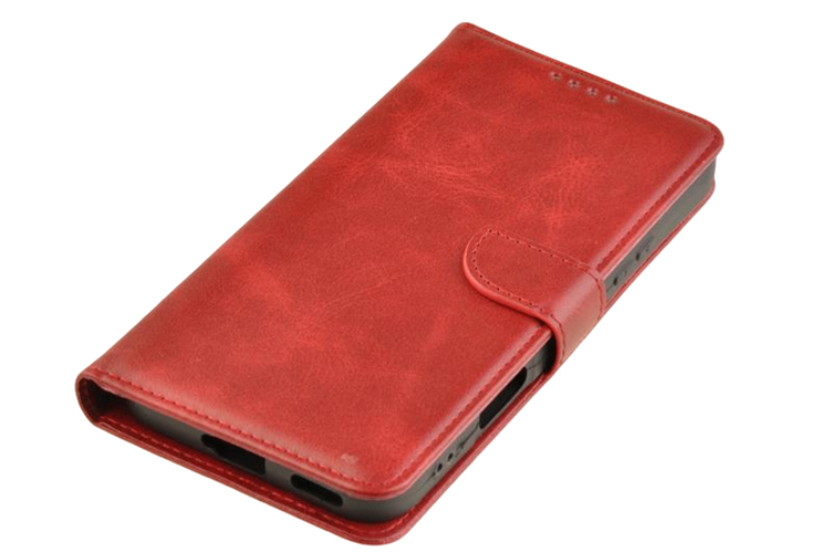 Etui portfel Wallet do Honor 400 Lite czerwony zdjęcie 2