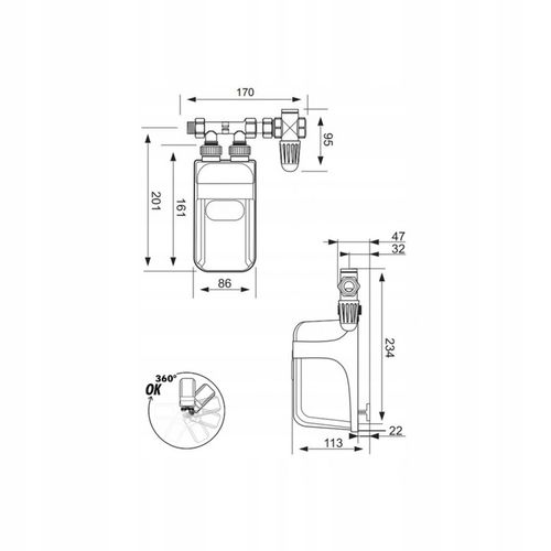 Przepływowy ogrzewacz wody DAFI z nyplami 5,5kW na Arena.pl
