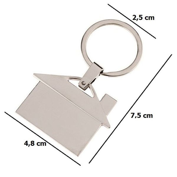 Ozdobny brelok do kluczy Domek zdjęcie 2