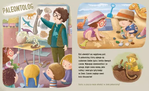 Feluś i Gucio poznają zawody - książka edukacyjna dla dzieci przedszkolaków na Arena.pl