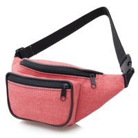 NERKA saszetka biodrówka damska polska pastelowa N110 łososiowa