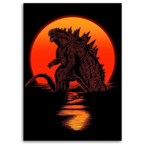 Obraz na płótnie – Canvas, Godzilla 40x60 na Arena.pl