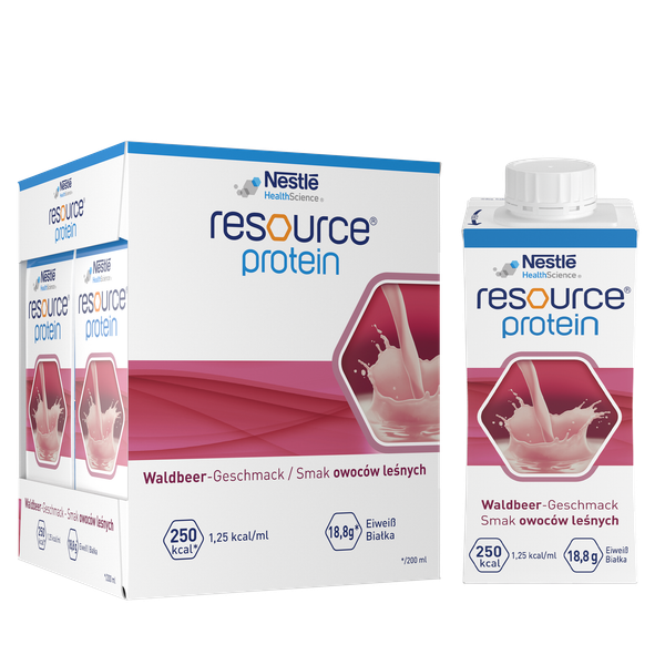 RESOURCE Protein smak owoce leśne 4 x 200ml zdjęcie 1
