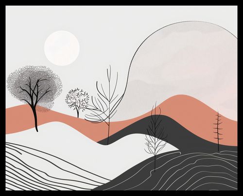 Plakat 50x40cm Półcień Widoku na Arena.pl