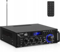 WZMACNIACZ STEREO HIFI BLUETOOTH 5.0 GENERIC 2 KANAŁOWY KARAOKE BT-298A+