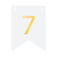 Baner DIY 16 cm - cyfra 7