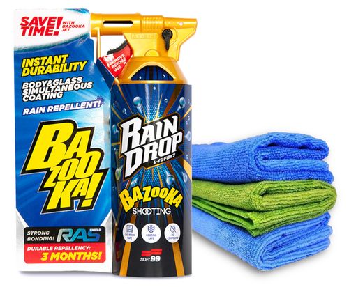 Soft99 Rain Drop Bazooka + 3 Mikrofibry na Arena.pl