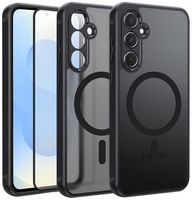 Etui do Samsung S25 do MagSafe MATT CASE WZMACNIANE Szkło 5D PREMIUM