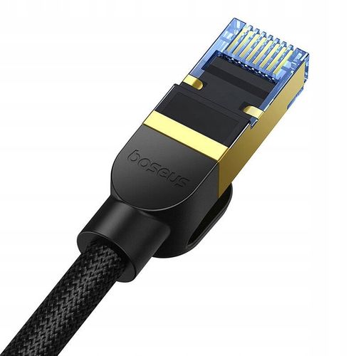 KABEL SIECIOWY BASEUS ETHERNET RJ45 KAT.7 10GBPS 20M CZARNY W OPLOCIE na Arena.pl