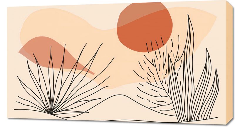 Obraz 90x50cm Miękka Roślinność zdjęcie 1