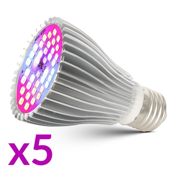 LAMPA LED DO WZROSTU UPRAWY ROŚLIN 150W 3000lm 5 GŁOWIC zdjęcie 4