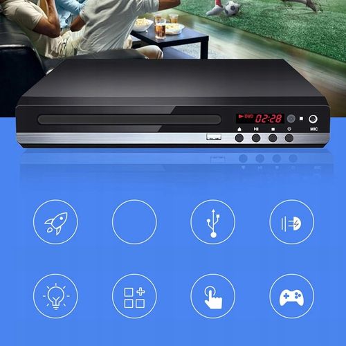 MINI ODTWARZACZ DVD, WBUDOWANY GŁOŚNIK, ODTWARZACZ HDMI DVD DO TELEWIZORÓW na Arena.pl