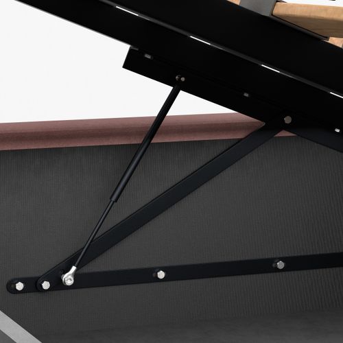 ŁÓŻKO POJEDYNCZE 90x200cm ŁÓŻKO TAPICEROWANE Z POJEMNIKIEM BRUDNY RÓŻ na Arena.pl