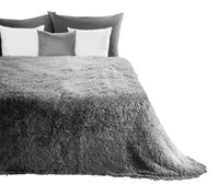 Koc pled 150X200 Eurofirany futerkowy LETTIE stalowy