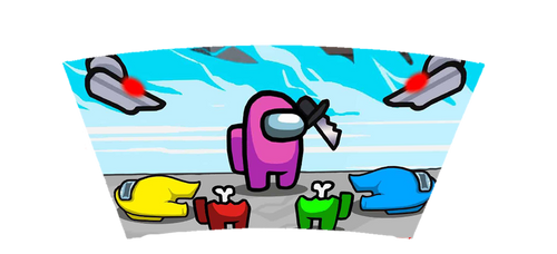 Kubek latte Among Us na Arena.pl