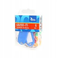 ZAWIESZKI DO KLUCZY KOL. MIX 6SZT GB200-M A'12