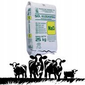 Sól Kłodawska Paszowa Kamienna do Zwierząt Bydła 25kg Kopalnia Soli Kłodawa
