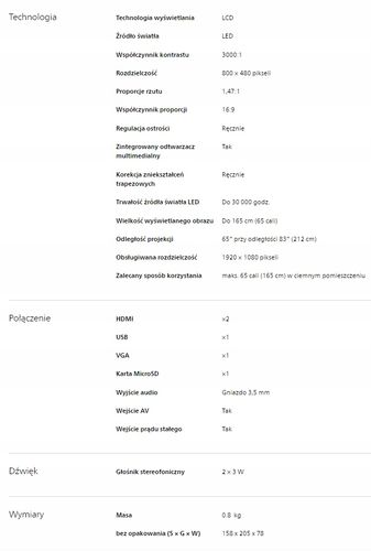 Projektor PHILIPS NeoPix 100 NPX100/INT na Arena.pl