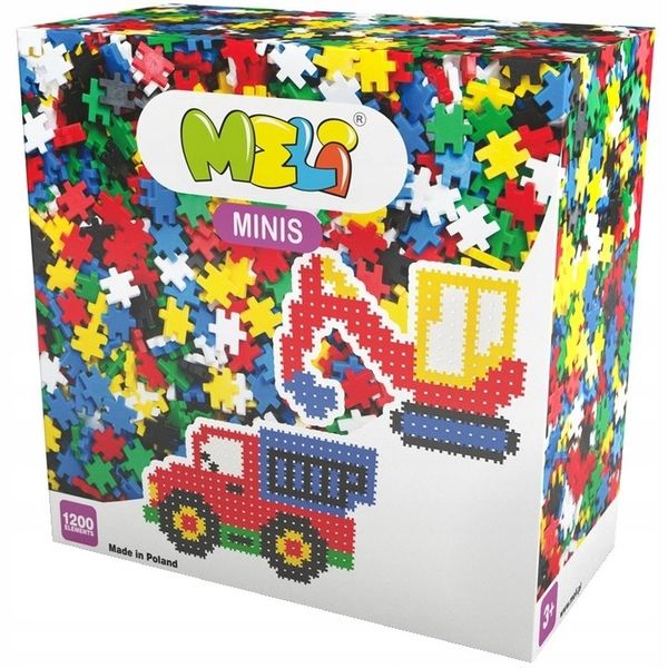 KLOCKI KONSTRUKCYJNE Wafle MELI Minis 1200 elem. zdjęcie 9