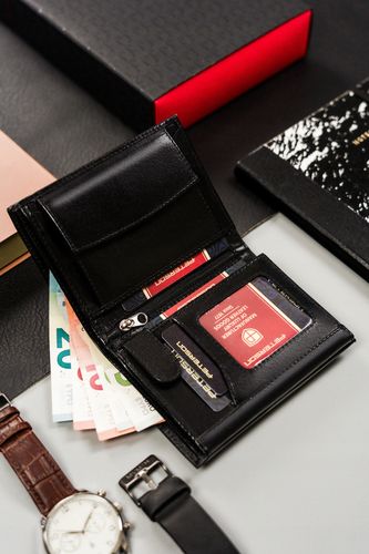 mały portfel męski bez zapięcia wykonany ze skóry naturalnej - peterson na Arena.pl