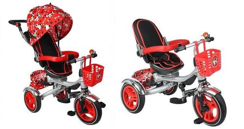 Rowerek trzykołowy Kruzzel RT6051 czerwony na Arena.pl