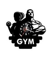 Zegar ścienny z płyty winylowej 257.13 Gym