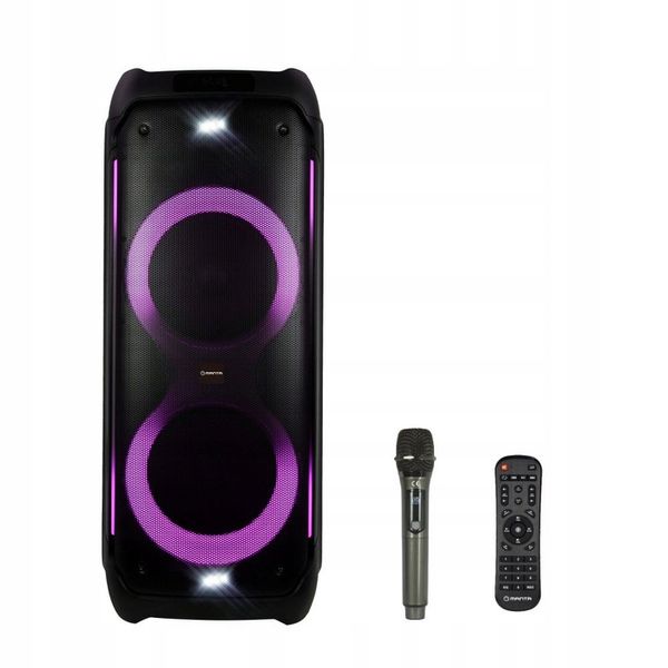 Głośnik Bluetooth Karaoke Manta Przenośny Athos Mikrofon USB Power Audio zdjęcie 3