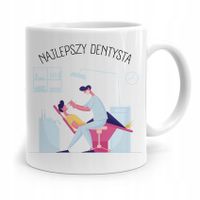 Kubek Prezent Dla Dentysty Najlepszy Dentysta Z Nadrukiem Ze Zdjęciem