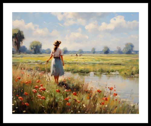 Plakat 50x40cm Wiejski Spokój na Arena.pl